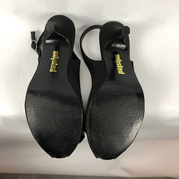 unlisted peep-toe evening heels 8M - Picture 3 of 5